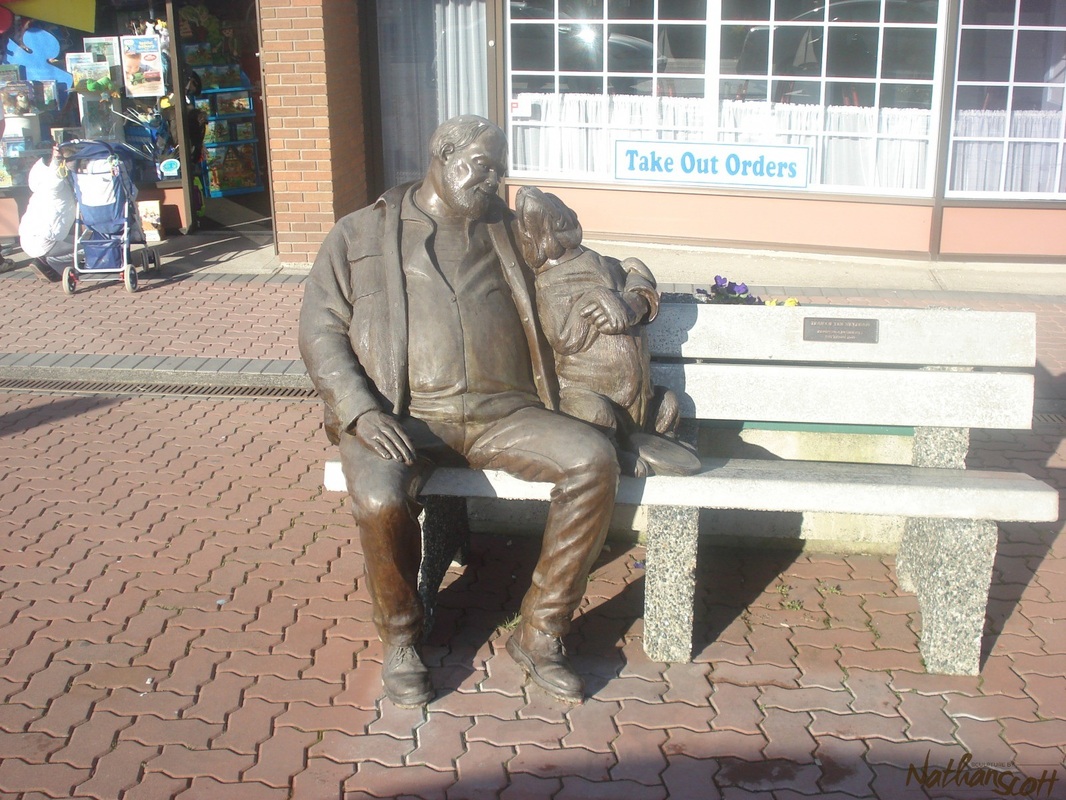 public bronze sculpture commission art nathan scott man with do sculptor